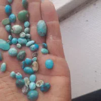 نگین انگشتر فیروزه نیشابور  باهم