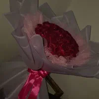 دست گل روبانی