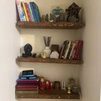 شلف چوب روس|کتابخانه، شلف، قفسه‌های دیواری|تهران, تهران‌نو|دیوار