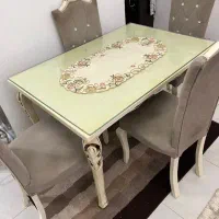 میز نهار خوری ۴ نفره|میز و صندلی غذاخوری|صومعه‌سرا, |دیوار