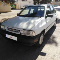 پراید 81سفید|خودرو سواری و وانت|آباده, |دیوار