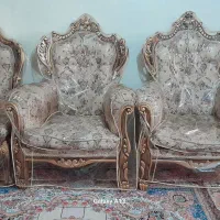 مبلمان سلطنتی ۹نفره چوب گردو