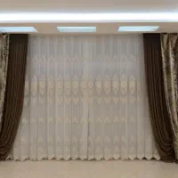 پرده ترک نو و تمیز