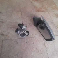 یک عدد آیینه پارس دریچه گاز و باربند پراید