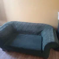 مبل دونفره کرم رنگ مبل سه نفره یشمی