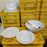 ظروف کرایه ای و آشپزی برای انواع مراسمات.