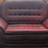 مبل راحتی چرم در حد نو