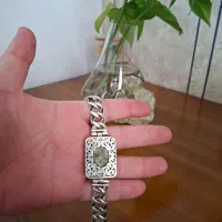 دستبند نقره فیروزه اصل|جواهرات|ایذه, |دیوار