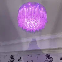 لوستر ریموت دار چند رنگ