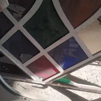 شیشه رنگی اصلی خارجی قدیمی