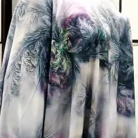 چادر رنگ سه بعدی|لباس|قم, لسانی|دیوار