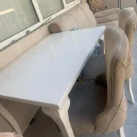 میز ناهار خوری 4 نفره وکاناپه|میز و صندلی غذاخوری|کرج, شاهینویلا|دیوار