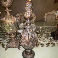 ۲ عدد پارچ دکوری آنتیک برنزی اروپایی و کلکسیونی|کلکسیون اشیاء عتیقه|تهران, مهران (سیدخندان)|دیوار