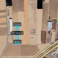 زمین5000متری برای گلخانه وکارخانه