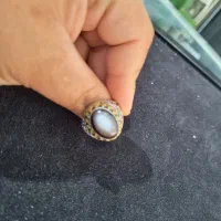 انگشتر نقره عقیق سه پوست