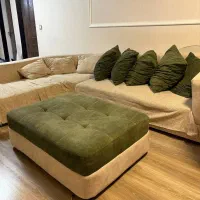 مبل راحتی ال تازه سرویس شده|مبلمان خانگی و میز عسلی|رشت, منظریه|دیوار