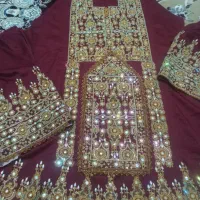لباس بلوچی خیلی تمیز بدون استفاده چرخ شده اماده