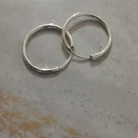 گوشواره حلقه ای نقره دستساز