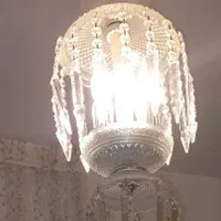 لوستر ۱۲ شاخه باکارا عسلی رنگ|لوستر و چراغ آویز|تهران, خواجه نصیر طوسی|دیوار