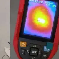 تشخیص ترکیدگی(نشتیابی) با دوربین حرارتی