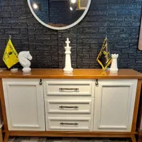 کنسول چوبی و آینه  مدل الویز|بوفه، ویترین، کنسول|تهران, شهید رجایی|دیوار