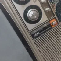 تلوزیون قدیمی طرح چوب|کلکسیون اشیاء عتیقه|تربت جام, شیخ احمد جامی|دیوار