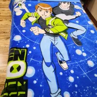 پتو یک نفره آبی بن تن