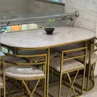 میز غذا خوری شش نفره ۶نفره کمجا کم جا ارسال تهران