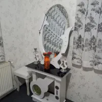 آینه و شمعدان در حد نو دارای اسپیکر و فلش خور