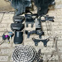 لوازم موتور تریل اکسل هدلایت