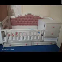 تخت خواب نوزاد نوجوان وکیوم لمسه|تخت و سرویس خواب|تهران, شهید رجایی|دیوار