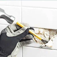 کاشی کاری ،ترمیم کاشی شکست،بندکشی کاشی،سفید کاری