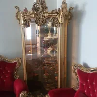 مبل سلطنتی ۹ نفره همراه با بوفه و میز عسلی|مبلمان خانگی و میز عسلی|تهران, شمس‌آباد|دیوار