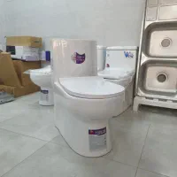 توالت فرنگی درب مخفی نشیمنگاه بلند پرستیژ(پخش)|لوازم سرویس بهداشتی|بومهن, |دیوار