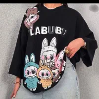 تیشرت باکسی لبوبو (پوشاک کیانی)