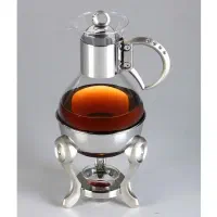 سوفله قهوه خوری استیل پیرکس نگین دار آکبند