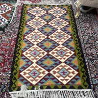 ۲ عدد گلیم دست بافت نو ۲ متری