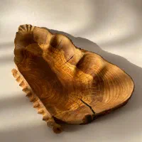 طروف چوبی روستیک کوکسا ساعت چوبی|ظروف سرو و پذیرایی|شیراز, بازار|دیوار