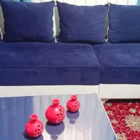 مبل ال ۷ نفره در حد نو|مبلمان خانگی و میز عسلی|خرمآباد, |دیوار