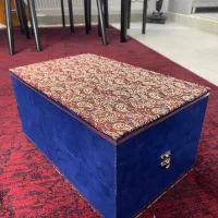 ست شکلات خوری مس و فیروزه و ترمه در جعبه نفیس ترمه|صنایع دستی و سایر لوازم تزئینی|تهران, راه آهن|دیوار