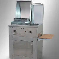 باربیکیو با موتور سیخ گردان فول استیل