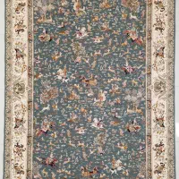 فرش نقش جذاب هنر ایرانی واصالت ایرانی فرش شهرآرا