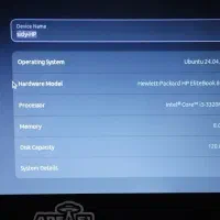 فروش فوری لپتاپ hp کارکده تمیز