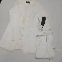 کت شلوار سفید عروس
