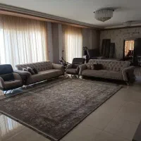 مبل 9نفره چستر طوسی رنگ سالم و نو