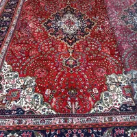 جفت شیش متری کرمان قلم ۲در۳رنگ لاکی بسیارکم کار|فرش|خوی, |دیوار
