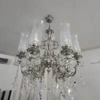 لوستر ۸ شاخه برنج