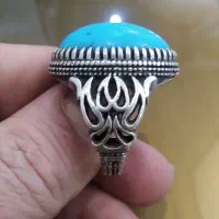 انگشتر نقره فیروزه نیشابور