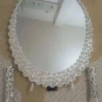 آینه و شمعدانی طرح نقره درحدنو نو