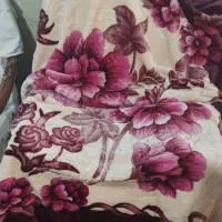 پتو یک نفره صورتی نونو